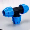 Accesorios para tuberías de agua de PE conector rápido para reparación de tuberías de agua potable T de fábrica directo sin instalación de termofusión conveniencia