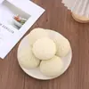 Pan de simulación grande para descompresión, ventilación, apretar, música, rebote lento, panecillo de cerdo a la barbacoa, máscara, parodia de comida, juguete de panecillo pequeño al vapor