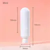 Botella de Loción Tónica Cosmética 80-120ml Blanca Botella Spray Hidratante Plástico PET Botella de Presión Invertida