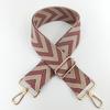 Bolso Tejido Nuevo y Colorido con Correa Cruzada de un Solo Hombro para Mujer Accesorios de Bolso Correa Ancha para el Hombro Correa Larga Ajustable Correa de Peso Reducido