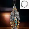 Colgante de cuentas de nueve ojos de Amitabha collar para hombre retro marea nacional joyería de protección corporal venta directa de fábrica