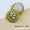 Botón de Hilo de Lana Puro Hecho a Mano Baixi Suéter de Doble Color Abrigo de Lana Crochet Botón Chaqueta Botón Decorativo Accesorios