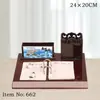 Fábrica de Origen 2026 Calendario de Escritorio de Secuoya de Gama Alta Adorno de Escritorio Ejecutivo de Madera de Lujo para Oficina