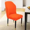 2026 Nueva Funda Elástica Engrosada Universal Curva para Silla Funda Irregular en Forma de Abanico para Asiento de Mesa de Comedor Funda para Taburete