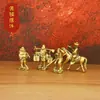 Paisagem Micro Criativa Latão Jornada ao Oeste Quatro Pessoas Tang Monk Sun Wukong Zhu Bajie Sha Wukong Decorações Pet de Chá para Desktop