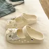 Sandálias Clogs Mary Jane de Verão 2026 para Mulheres, Sola Grossa, Antiderrapantes, Super Fofas, Estilo Soft Girl, Sandálias Fechadas