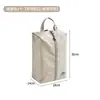 Bolsa impermeable portátil 2 en 1 para zapatos, gran capacidad, se puede colgar en el equipaje, bolsa para zapatos a prueba de polvo, bolsa para guardar zapatillas y zapatos de viaje