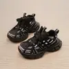 Zapatilla de Moda con Malla para Niños 2024 Verano Nuevo Zapatilla Versátil para Niños Zapatos Casuales Torre para Niños Medianos y Grandes