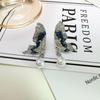 Moda de alta qualidade asas de borboleta Cristal pérola brincos para as mulheres estilo japonês e coreano luz de luxo elegante brincos de alta qualidade para as mulheres