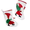 Calcetines Navideños de Liquen Transfronterizos para Personas Mayores Bolsas de Dulces Colgante para Árbol de Navidad Bolsas de Regalo Calcetines de Decoración para Fiesta Navideña Infantil