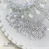 Joyería para uñas Huizi con corte blanco K9, borde invertido, flash, tamaño pequeño, plana, de forma especial, con diamantes mixtos, venta al por mayor
