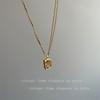 Collar con colgante de doble cristal para otoño e invierno, cadena de suéter para mujer, otoño e invierno 2024, nueva cadena de cuello, exquisitos accesorios de cadena de clavícula