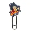 Dragon Ball Grapas Grandes Suministros de Oficina Grapas Creativas Lindas Pines en U Marcadores de Libros de Dibujos Animados de PVC Venta al por Mayor