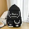Mochila Escolar Fresca Estilo Soft Mochila Estilo Universitário Coreano Design Multicompartimento Mochila de Cor Sólida para Alunas do Ensino Fundamental