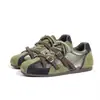 Zapatos de mujer de bloques de color retro, nuevo modelo otoño 2026, zapatillas de entrenamiento alemanas de doble correa, zapatos deportivos casuales de suela blanda para mujer