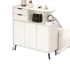 Nuevo modelo de zapatero para entrada de casa, almacenamiento de doble cara integrado en la entrada, adecuado para apartamentos pequeños, mueble divisor de recibidor de sala de estar moderno y simple