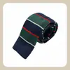 Corbata plana de poliéster tejida, unisex, 6 cm, estilo coreano, superventas transfronterizo, stock de fábrica, corbata de lana