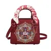 Lenço de seda versátil com bordado pesado bolsa bolsa Lady Dior bolsa feminina 2026 nova moda bolsa de ombro transversal de alta qualidade