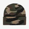 Gorro de punto de comercio exterior popular transfronterizo, nuevo gorro de tendencia europea y americana, gorro de jacquard con camuflaje de telaraña para pullover, para hombres y mujeres