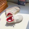 Zapatos de plataforma Beier dopamina para mujer, zapatos de pan 2024 invierno, forrados de felpa, gruesos y cálidos, zapatos de algodón, zapatos blancos BE6815