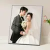 Porta-retrato de mesa sensação personalizada impressão premium revelação de fotos de casamento ampliação de fotos feito em porta-retrato de casamento