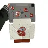 Funda Protectora con Tema de Cachorro Lindo y Estrellas para Tableta iPad, Mini Succión Lateral Desmontable, Plegable Air7Y Pro Dibujos Animados Décima Generación