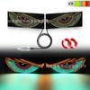 Luces de ojo de diablo dinámicas USB transfronterizas para automóvil, pegatinas para automóvil, pantalla LED, luces de vidrio delanteras y traseras para automóvil y camión