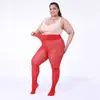 Meias Europeias e Americanas Transfronteiriças Tamanho Plus Size com Óleo de Cavalo Anti-Puxões 300 Libras Irmã Gordinha Multitamanho Coloridas 5XL Meias-Calça Brilhantes para Mulheres