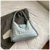 Moda Primavera 2026 Bolso Tote de un Solo Hombro Nuevo Bolso de Moda para Mujer Versión Coreana Mochila de Gran Capacidad a Cuadros con Bloques de Color para Mujer