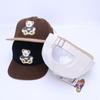 Gorra de Béisbol para Niños Dibujos Animados Gel de Presión Tridimensional Oso Ala Plana Gorra Hip-Hop Edición Coreana Gorra de Baile Callejero Sombrero para el Sol de Verano