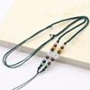 Nuevo de verano 71# trenza de cuatro hilos con accesorios de cuentas cuerda trenzada ajustable cuerda para collar de jade Hetian cuerda para colgante