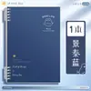 Caderno de folhas soltas removível A5 azul degradê, confortável de segurar, caderno B5, bloco de notas de folhas soltas espesso para estudantes, atacado