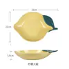 Prato em Formato de Limão Cerâmica Louça Tigela Irregular Tigela e Prato Fofos Doméstico Irregular Criativo Tigela de Salada Fruta