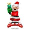 2026 Nuevos Globos de Navidad Papá Noel Grande de Pie Montando Guardia Globo de Película de Aluminio Globo de Navidad