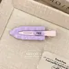 Estilo Coreano Primavera y Verano Nuevo Ola de Dopamina Aleación Clip sin Costuras Dulce y Lindo Clip para Flequillo Lateral Pinza para el Cabello Accesorios para el Cabello