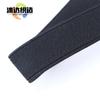 Fábrica blanco y negro en stock multi-talla encriptación gruesa borde elástico de alta elasticidad poliéster accesorios de sombrero de equipaje al por mayor