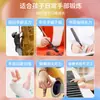 Anillos Personalizados de Fuerza de Agarre para Niños para Entrenamiento de Cinco Dedos, Adecuados para Estudiantes Hombres y Mujeres para Ejercitar la Fuerza de la Mano y la Flexibilidad de los Dedos, Anillos de Agarre de Silicona