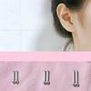 Pendientes Doudou de plata esterlina s999 para mujer, sencillos y distintivos, ligeros, de lujo, de alta gama, con diseño de hueso de oreja y elegantes agujeros para las orejas.