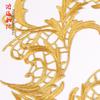 Corsage de Bordado de Hilo Dorado y Plateado Grande Patrón Xiangyun Cuello Vestido de Noche Barroco Sudeste Asiático Bordado de Tótem
