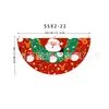 Bandera colgante de Navidad nueva transfronteriza de Amazon Bandera semicircular Bandera en forma de abanico Bandera de forma especial Decoración de barandilla para fiesta de Halloween