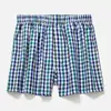 Calça Seta Roupa Íntima Masculina Algodão Tecido Solta Respirável Calça de Dormir Casa Tamanho Plus Shorts Boxer
