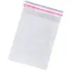 Bolsas de OPP para Ropa, Bolsas Autoadhesivas, Bolsas de Empaque para Ropa, Bolsas de Plástico Transparentes Planas Autoadhesivas con Pestañas Autocierre