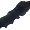 Ribete de Encaje de Gasa Plisada Elástica Blanca y Negra de 6 cm de Ancho para Bordes de Ropa y Cuellos, Accesorios para Ropa de Mascotas y Muñecas