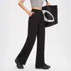 Pantalones Rectos de Capa de Aire con Cordón para Mujer 2026 Primavera Nuevos de Cintura Alta Adelgazantes de Pierna Ancha con un Toque de Alta Gama Versátiles Pantalones Casuales