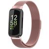 Para Fitbit Inspire 3 Relógio Milanês de Aço Inoxidável com Fivela Magnética de Metal