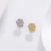 Ortodoncia Estéreo Copo de Nieve Full Diamante Amazon Temu Moda Femenina Adornos Dentales Ortodoncia de Zirconia Accesorios Hip-Hop Elegantes y de Moda