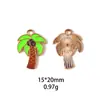 Serie de Playa de Verano Bañador Volibol Sombrilla Colgante de Aleación Accesorios para Joyería DIY Llavero Transfronterizo Colgante