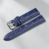 Tiras de Couro Atacado, Tiras de Couro de Vaca com Padrão de Bambu, Relógios Masculinos e Femininos, Tiras Coloridas, Fivelas de Pino, Acessórios para Relógios