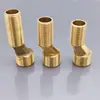 Acessórios para chuveiro de ângulo dobrado de cobre no atacado, 60-75 mm de comprimento, chuveiro com parafuso excêntrico estendido com ângulo estendido