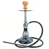 Hookah árabe, para bar KTV uso doméstico, aleación de aluminio, hookah de un solo tubo, shisha hookah de gran producción de humo